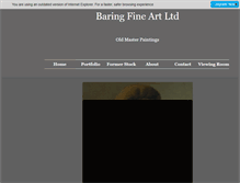 Tablet Screenshot of baringfineart.com